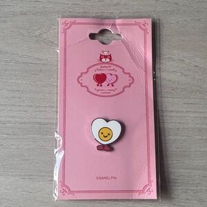 JellyCat Exclusive Purks Egg Heart-Shaped Enamel Pin